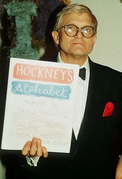 David Hockney British artist with gallery programme 1991