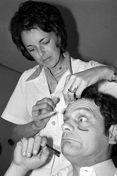David Jason Actor - September 1974 with a stylist