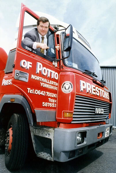 David Preston, managing director of the Northallerton haulage firm Prestons of Potto