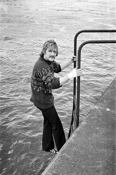 Davy Jones who saved a man from the Tees River. 1975