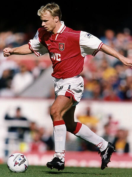Dennis Bergkamp of Arsenal Football Club August 1997