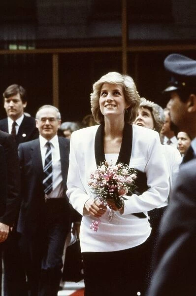 Diana Princess of Wales visits the Childrens Hospital in Rome, Italy