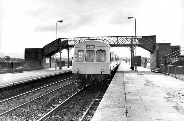 One of the Diesel Multiple Units on the Newcastle to Haltwhistle line on 29th June 1982