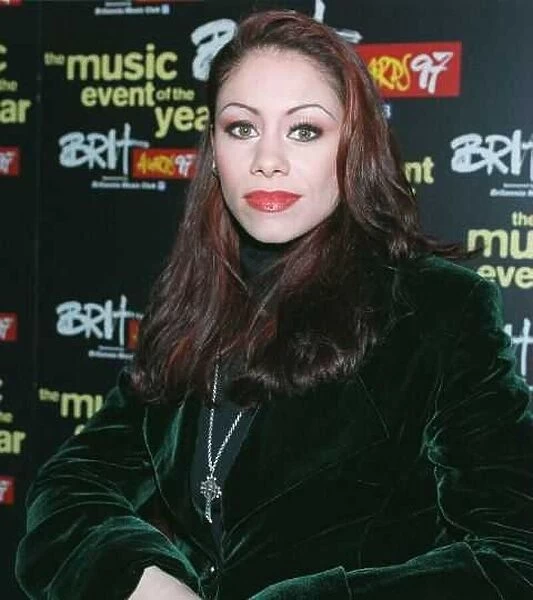 Dina Carrol Singer poses for pre publicity shots for the Brit Music Awards 1997 where she