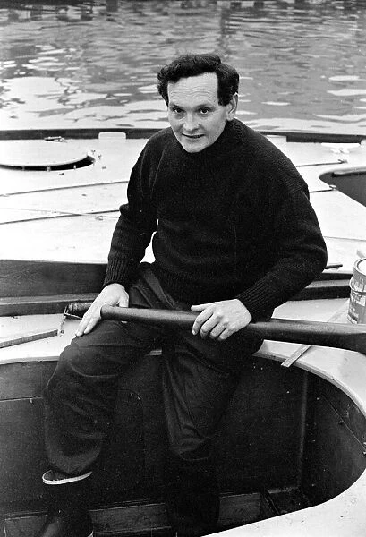 Donald Crowhurst who will leave Teignmouth to compete in the Sunday Times Golden Globe