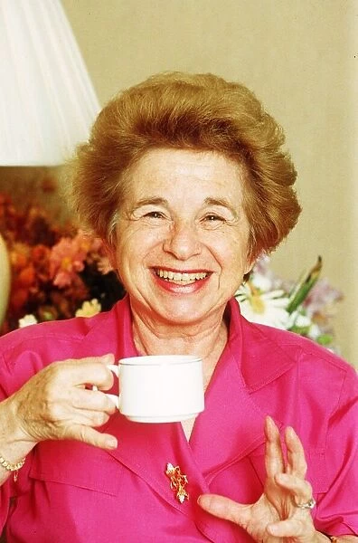 Dr Ruth Westheimer May 1990. Sex therapist