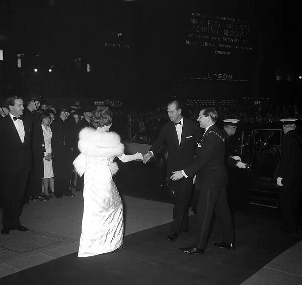 Duke of Edinburgh, Prince Philip arrives at the Empire Ballroom