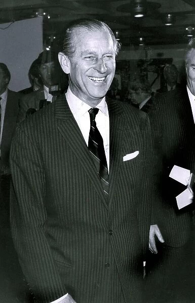 The Duke of Edinburgh. Prince Philip at the Design awards, held at the Barbican Centre