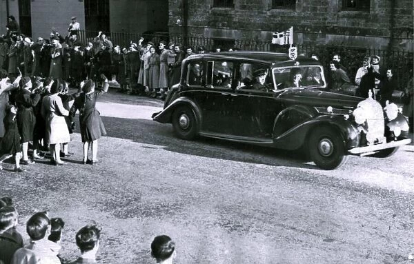 The Duke of Edinburgh, Prince Philip drives through Devon to Plymouth