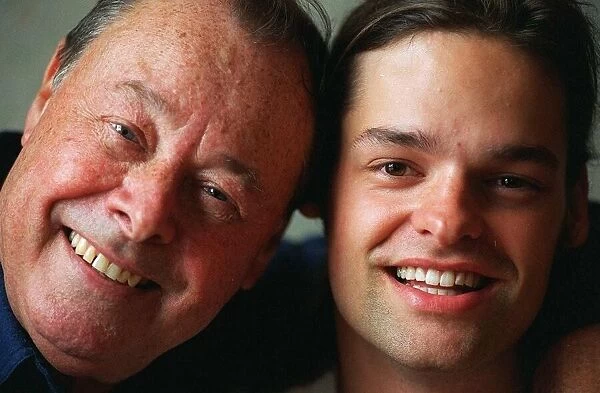 Eastenders actor Bill Treacher with his son Jamie Treacher head to head August