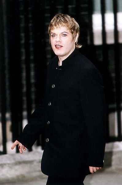 Eddie Izzard Comedian at 10 Downing for Tony Blair Party