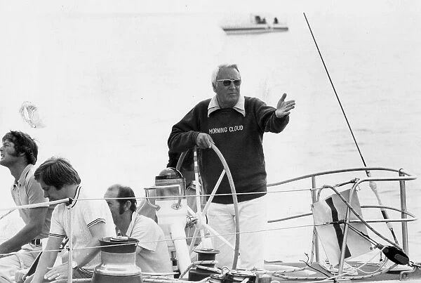 Edward Heath sailing yacht Morning Cloud - August 1976 -----