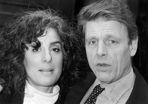 Eleanor Bron and Edward Fox at theatre photocall - March 1987 17  /  03  /  1987