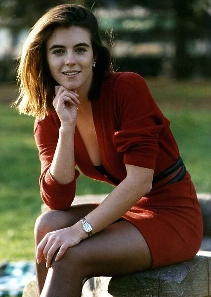 Elizabeth Hurley actress. August 1989