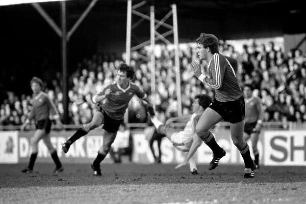 English F. A Cup Football. Luton 0 v. Manchester United 2 January 1983 LF12-42-065