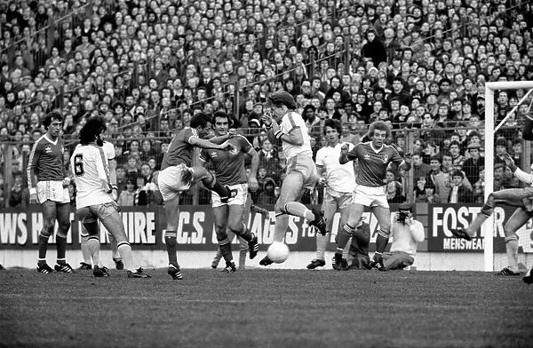 English League Division One match Nottingham Forest v. Aston Villa. Action from the match