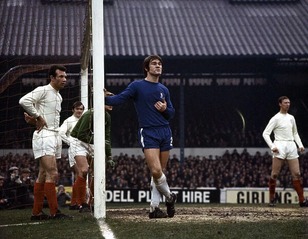English League Division One match at Stamford Bridge Chelsea v Leeds United