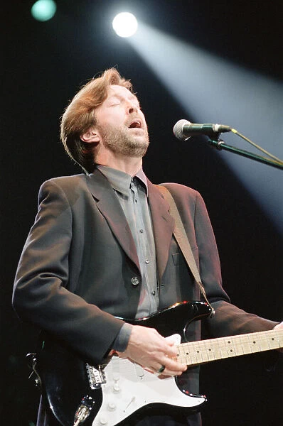 Eric Clapton on opening night of his British tour in Brighton