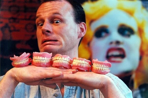 False teeth which will be used in the Threepenny Operat at Newcastle Play House on March