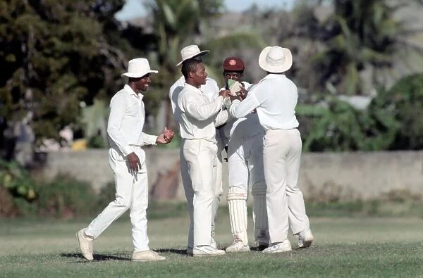 February 1990 90-1082-019 International Test Match Cricket. West Indies vs England
