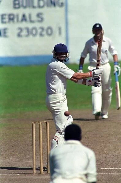 February 1990 90-1082-076 International Test Match Cricket. West Indies vs England