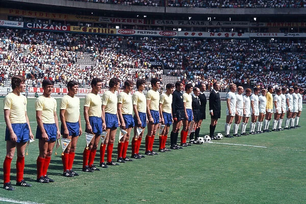 FIFA 1970 World Cup Group Three match at the Jalisco Stadium, Guadalajara, Mexico