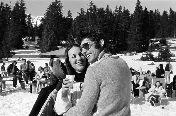 Formula One motor racing driver Francois Cevert enjoys some time off with a girl friend