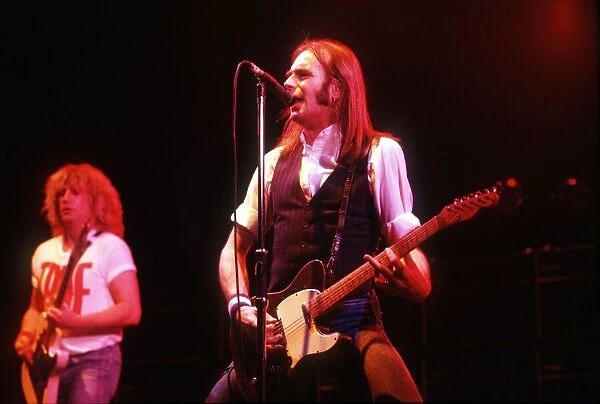 Francis Rossi playing at the Hammersmiths Odeon with his band Status Quo