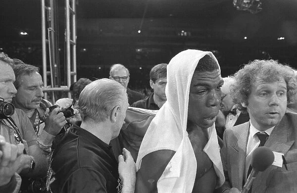 FRANK BRUNO LOSES TO TIM WITHERSPOON WBA HEAVYWEIGHT TITLE