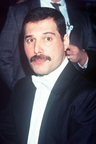 Freddie Mercury of the Pop Group Queen 1980s Freddie Mercury