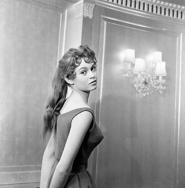 French actress Brigitte Bardot who stars in the new film 'Doctor At Sea'