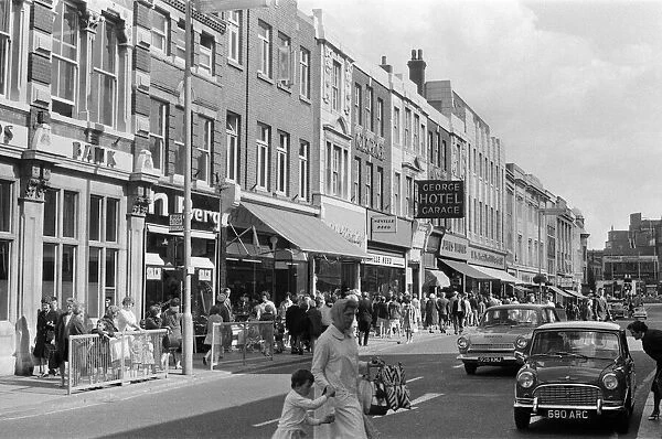 General scenes of Luton, Bedfordshire. 3rd September 1967
