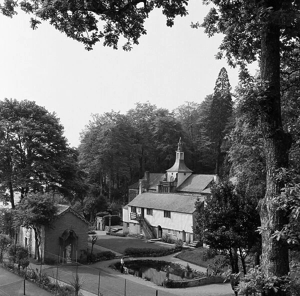General views of Portmeirion, Gwynedd, North Wales. 15th May 1954