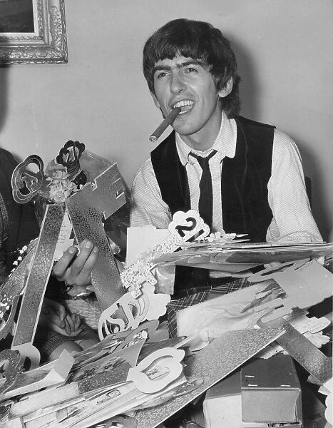 George Harrison, 21st birthday, 25 February 1964