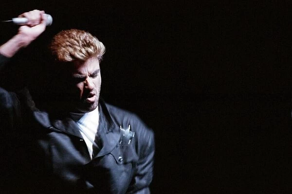 George Michael in concert. Faith World Tour, Earls Court, London. 10th June 1988