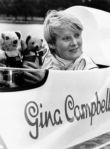 Gina Campbell daughter of the World Water Speed Record holder Sir Donald Campbell