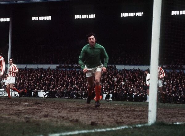 Gordon Banks goalkeeper Stoke City 1972 football Spurs v Stoke