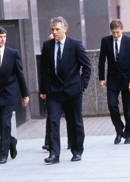 Graham Roberts 1988 leaving court breach of peace charge after Rangers Celtic match