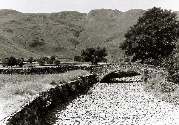 Great Langdale Becks in Late District - June 1976 during the drought