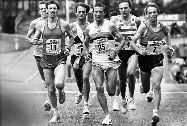 The Great North Run 24 July 1988 - Winner of the mens race John Treacy (no7