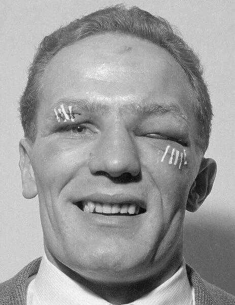 Henry Cooper seen here at the Variety Club luncheon just days after his title fight