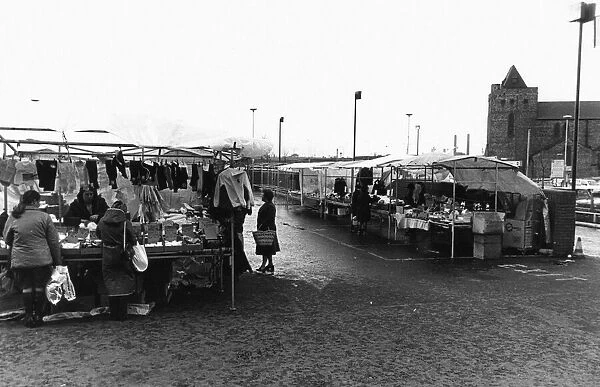 Hill Street Outdoor Market, Middlesbrough, 19th November 1982