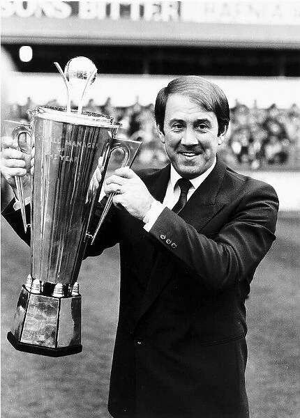 Howard Kendall Football Manager of Everton FC after winning the Manager of the Year