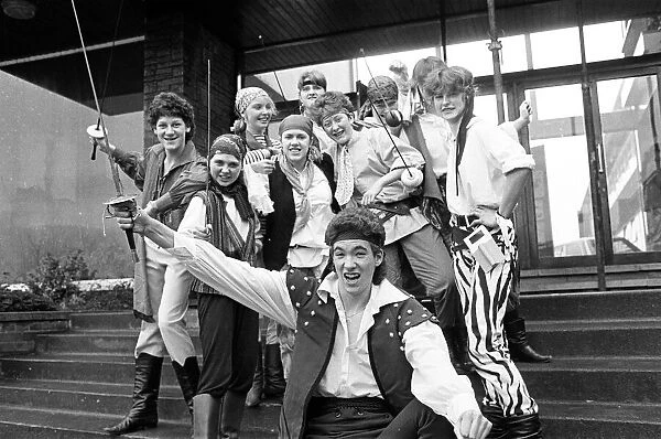 Huddersfield New College production of G&S Pirates of Penzance. 6th December 1985
