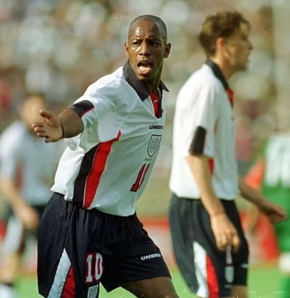 Ian Wright during the Morocco v England international friendly match in Casablanca