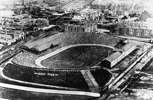 Ibrox stadium 1900s Glasgow Rangers Ibrox Park. Circa 1900s