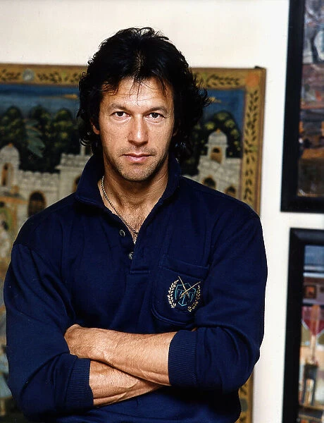 Imran Khan, Pakistan Cricketer. May 1995