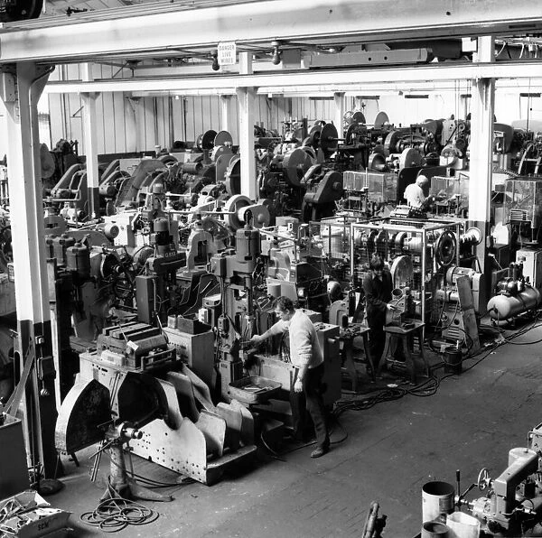 Inside the Aston premises of Parkes (Machine Tools) Ltd