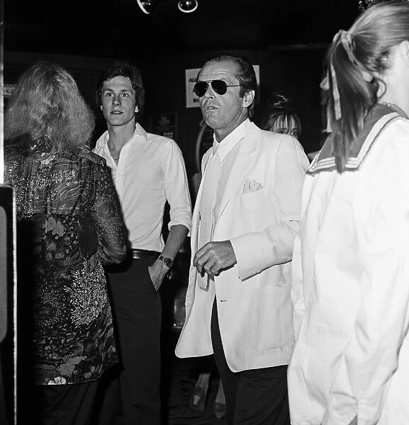 Jack Nicholson at Raymond Revuebar. 5th July 1981