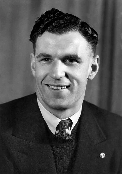 Jack Rowley, Manchester United and England footballer. February 1954 P008057